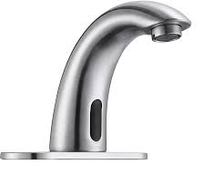 Do touchless faucets work well. Aquaterior 5 Automatic Sensor Touchless Bathroom Sink Faucet With Hole Cover Plate Cold Hot Water Motion Activated Faucet Hands Free Bathroom Tap With Control Box And Temperature Mixer Brushed Nickel Amazon Com