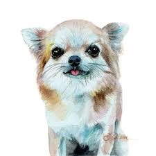 Watercolor Chihuahua Puppy Chihuahua Puppy Prints Printable Etsy Watercolor Dog Dog Watercolor Art Chihuahua Puppies