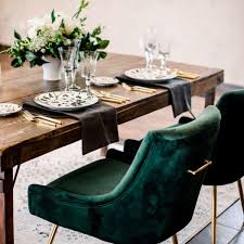 Chair Emerald Velvet Montana Wyoming Party Rentals Tablescape Green Dining Chairs Dinning Room Table Decor Luxury Dining Room