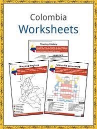 Colombia Facts Worksheets History Geography Climate For Kids