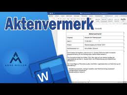 Hier können sie die vorherige datenschutzerklärung einsehen. So Erstellen Sie Einen Aktenvermerk In Microsoft Word Youtube
