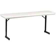 Correll Seminar Folding Tables Ra1872tl Adjustable Height Table 18x72 Adjustable Height Table Folding Table Granite Table Top