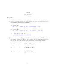 Read on for some hilarious trivia questions that will make your brain and your funny bone work overtime. Quiz 3 Questions Discrete Structures Computer Science Cse 260 Docsity