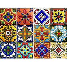 4x4 inches unique mexican ceramic tiles, backsplash accent ceramic tile, kitchen bath rustic cabin, wall mural decor, spanish style mural zeemrustichomedecor 5 out of 5 stars (32) Buy Tile Stickers 4 1 4in 24pc Inch Kitchen Backsplash Bathroom Vinyl Waterproof Peel And Stick Mexican Talavera Tr001 Online In Turkey B07dzhfh2q
