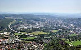 Lörrach, population 47000, first mentioned in 1102 and without any events of note since then, is a backwater town; Lorrach Wikipedia