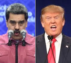 ترامب: من الحكمة أن يتنحى الرئيس الفنزويلي من منصبه.. والأخير يرد: اهتم  بشؤون بلادك الخاصة. وقال مادورو: "من غير المعقول أن يُخصّص ترمب 70% من  خطاباته ومن تصريحاته ومن وقته، لفنزويلا. ماذا