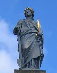 His dress is supposed to be typical germanic but nothing is added to identify a specific tribe. Germania Denkmal Ruhland Wikiwand
