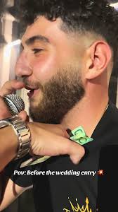 Mediterranean Singer at Wedding