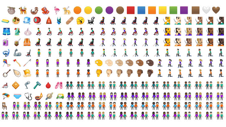 2020's New  Emoji | Google is Adding 150+ New Emojis | Skunk, Otter, Sloth, Waffle