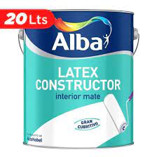 Alba Constructor 20 Litros Latex Interior Pinturerias Sagitario
