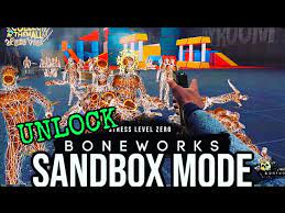 Boneworks is an experimental physics vr adventure. How To Unlock Boneworks Sandbox Mode Youtube