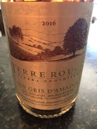 Terre Rouge Vin Gris D Amador From The Sierra Foothills Wine Society Wine Bottle Wine