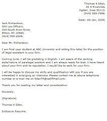 Entry level paralegal positions are in high demand, but that also means there are a bevy of candidates vying for legal jobs. Paralegal Cover Letter Examples Resume Now
