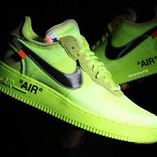 We hope you enjoy our growing collection of hd images to use as a background or home screen for your smartphone or please contact us if you want to publish an off white 4k wallpaper on our site. Off White Nike Air Force 1 Volt Photos Sneakernews Com
