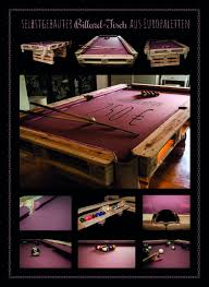 Selfmade Billardtisch Aus Europaletten Diesen Tisch Habe Ich Mit Meiner Freundin In Den Semesterferien Gebaut Wir Haben N Billard Billardtisch Billiardtisch