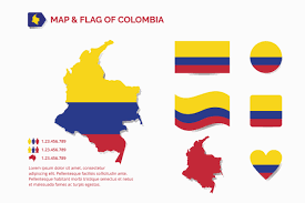 Conoce más información acerca de los 32 departamentos que conforman el territorio nacional colombiano y su distribución geográfica. Mapa Colombia Vector Art Icons And Graphics For Free Download