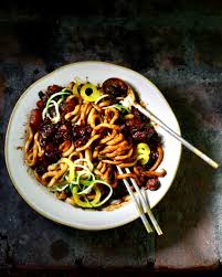 Add starch mixture to wok slowly while stirring; Jajangmyeon Korean Black Bean Noodles Taste With The Eyes