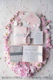 Elegant Vintage Lace Wedding Invitations Romantic Bespoke Grey - Etsy Israel
