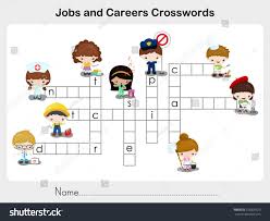 Jobs And Careers Crosswords Worksheet For Education Worksheets For Kids Preschool Worksheets Education