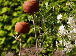 Ohrkneifertopf Zum Aufstecken In 2020 Garten Gartnerei Staudengartnerei