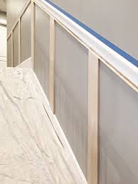 Perfect for curved staircases, curved walls. Staircase Makeover How To Install Molding Remington Avenue
