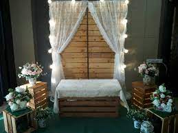 Cara nak buat kerusi kayu pagar rumah. Pelamin Tunang Cstmer Nk Yg Pelamin Pallet Pine Kedah Facebook