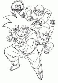 Anyone can color this cartoon character more creatively. Dragon Ball Z Coloring Pages 100 Images Free Printable
