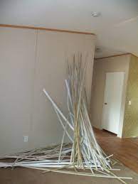 Maybe you would like to learn more about one of these? Removed All The Strips Off Walls And Around Doors Removed All Blinds That Were Mounted Mobile Home Renovations Manufactured Home Remodel Mobile Home Makeover