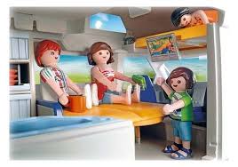 Playmobil Grand Camping Car Familial 4859 Amenagement Interieur Jeux D Eau Enfant Maison De Poupee Jouet
