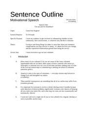 Keyword outline examples for speeches. What Is A Persuasive Speech Outline