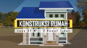 7 ide dekorasi rumah dengan rumput sintetis. Desain Rumah Minimalis 57 M2 2 Kamar Konstruksi Betantt Com