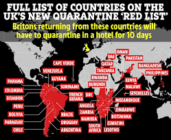 The uae, burundi and rwanda have been added to the red list of countries from where travel to the uk is banned. Philippines Pakistan Kenya And Bangladesh Added To Uk Travel Ban Red List Over South Africa And Brazil Variant Fears
