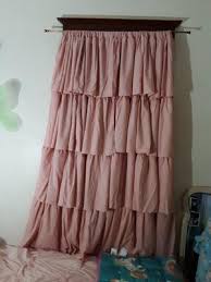 39 coral ruffle fabric ranked in order of popularity and relevancy. Your Zone Ruffle Girls Bedroom Single Curtain Panel 42 X 84 White Walmart Com Walmart Com