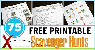 You'll get so much in the easter egg hunt pack: 75 Free Printable Scavenger Hunts