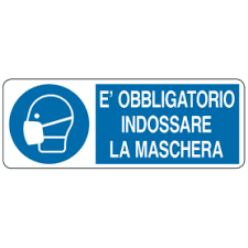 Cartello in alluminio per informare l'utenza che obbligatorio rispettare la distanza di sicurezza di almeno 1 metro. Adesivi Vetrofanie Segnaletica Pavimento Cartelli Alluminio