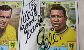 Curiosando negli anni 60 70 80 90. All Asta L Album Panini Di Messico 70 Con Autografi Di Pele Vince Bambino Di 9 Anni Mondiali It