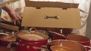 Complete cooking and kitchenware set (see description below for components) oven safe up to 500 degree dishwasher safe as seen on tv and endorsed by chef daniel green. Gotham Steel Titanium Ceramic 12 Piece Set Unboxing Youtube