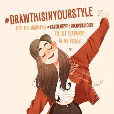 Karoline Pietrowski Art Style Challenge Drawing Challenge Cartoon Art Styles