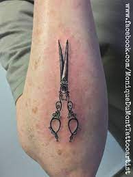 Shop 4,000+ artist designs or create your own. Scissor Tattoo Scissors Tattoo Hairdresser Tattoos Barber Tattoo
