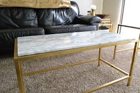 Rustic planked coffee table by simplybeautifulbyangela.com. Diy Ikea Vittjo Table Re Hack Marble Edition Lmob Blog