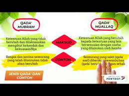 Perbedaan qada dan qadar akan kami bahas dalam artikel ini. Beriman Kepada Qada Dan Qadar Youtube