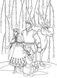 Personajes De Frozen Para Colorear Colorear Imagenes Láminas de dibujos en blanco y negro para que los más pequeños se diviertan coloreando. personajes de frozen para colorear