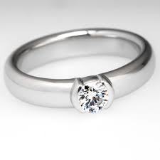 Tiffany Co Etoile Engagement Ring Bezel Set Diamond Platinum Mens Gemstone Rings Ladies Diamond Rings Jewelry Rings Diamond