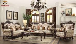 If you like the look, too, but haven't yet taken the plunge, check out these 10 easy style ideas that will help you to create a vintage mood in your living room in no time. Antique Style Living Room Sofa Set Royalzig