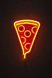 Pizza Neon Art Sign Light Lamp Illuminate Shop Office Living Room Interior Design Neon Signs Neon Light Wallpaper Neon Wall Art