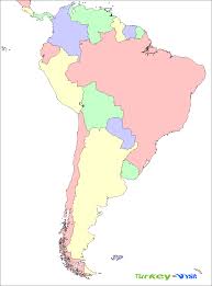 Central america blank map printable pergoladach co. South America Blank Map
