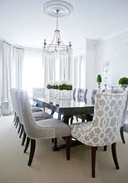 Its wingback design and buttoned backrest create a classic look, and the studding detail along the edges provides flair and dash. Gray Wallpaper For Dining Room Novocom Top