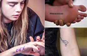 Cara delevingne / кара делевинь. Cara Delevingne S Tattoos Celebrities Tattoo Tattoo Examples