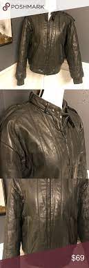 Vintage Members Only Leather Bomber Jacket Bomber Jacket Vintage Leather Bomber Jacket Leather Bomber