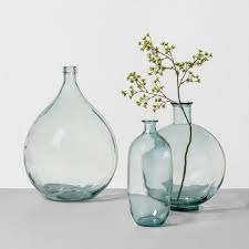 Recycled Glass Vase Hearth Hand With Magnolia Target Recycled Glass Vases Glass Vase Decor Blue Glass Vase